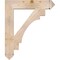 Ekena Millwork Merced Arts & Crafts Smooth Bracket, Douglas Fir, 5 1/2"W x 32"D x 38"H BKT06X32X38MRC03SDF - alternate 3